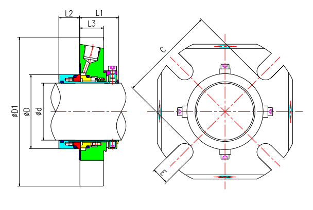 Single Cartridge Seals S21